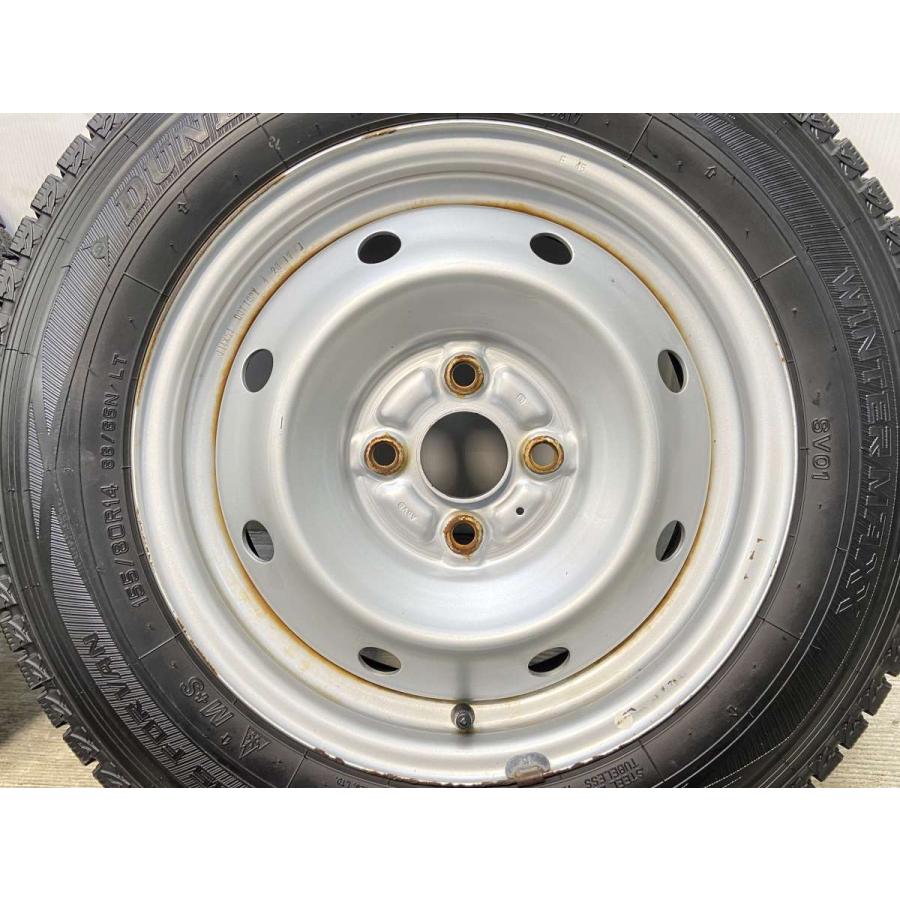 155/65R14・2018年製　スタッドレスタイヤ4本 ダンロップ　中古 楽天市場】中古 ダンロップ スタッドレスタイヤ 4本セット 155/65R14