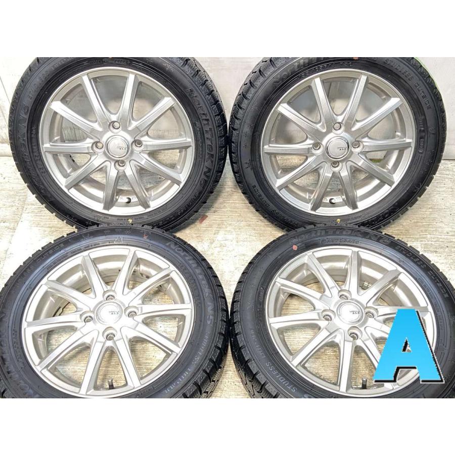 中古タイヤ スタッドレスタイヤ ホイールセット 4本セット 155/65R14