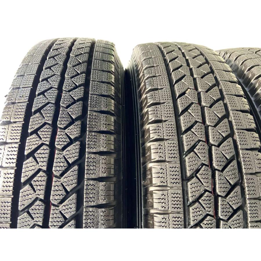 【中古スタッドレスタイヤ】155/80R14ホイール付 4本セット BRIDGESTONE 中古タイヤ スタッドレスタイヤ ホイールセット 4本