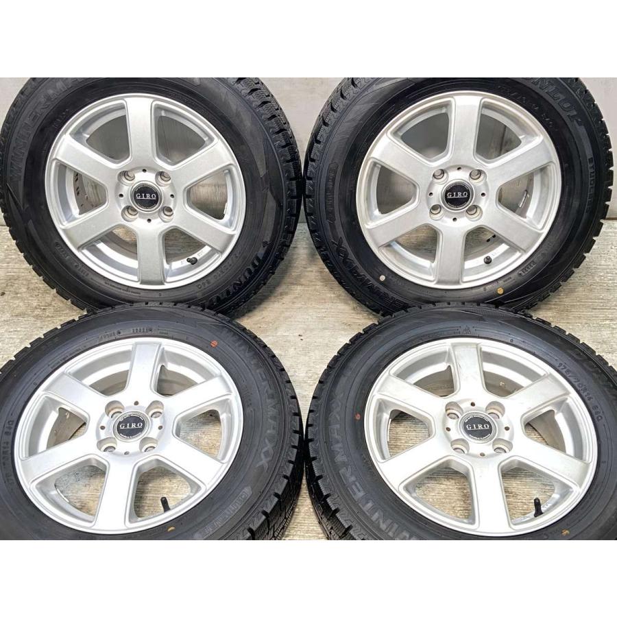 DUNLOP（ダンロップ） 中古タイヤ スタッドレスタイヤ ホイールセット 