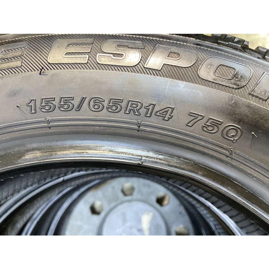中古タイヤ スタッドレスタイヤ 4本セット 155/65R14 オートバックス