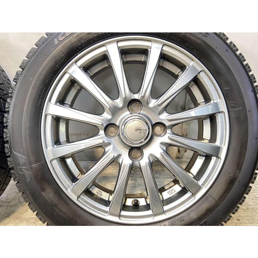 スタッドレスタイヤ　155/65R14シビラホイール　4本セット スタッドレスタイヤ155/65R14シビラホイール4本セット