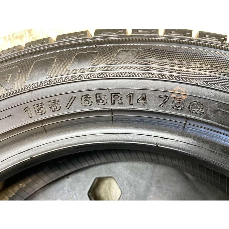 DUNLOP（ダンロップ） 中古タイヤ スタッドレスタイヤ 1本 155/65R14