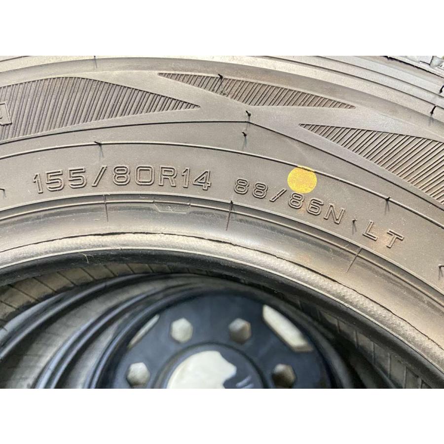 DUNLOP（ダンロップ） 中古タイヤ スタッドレスタイヤ 4本セット 155
