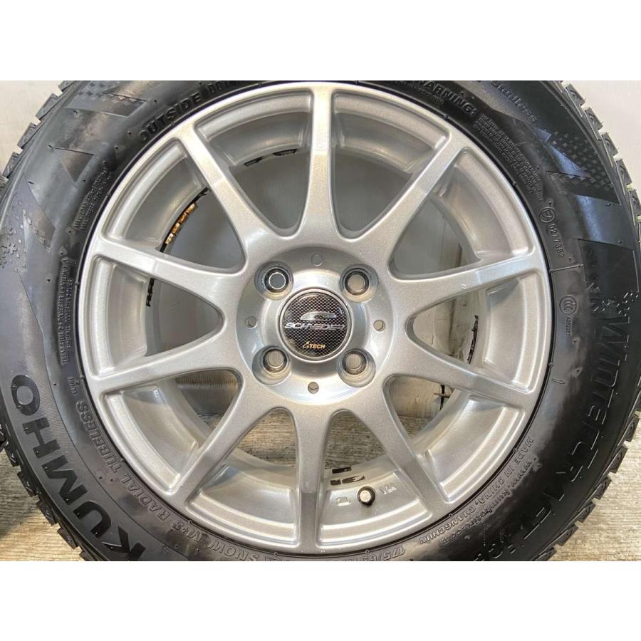 KUMHO スタッドレスタイヤ4本セットアルミ付き KUMHO スタッドレスタイヤ4本セットアルミ付き Amazon.co.jp