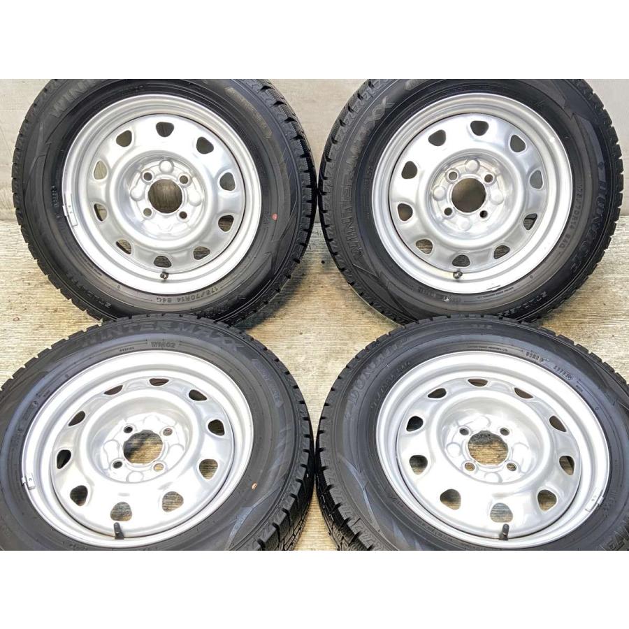 DUNLOP（ダンロップ） 中古タイヤ スタッドレスタイヤ ホイールセット 