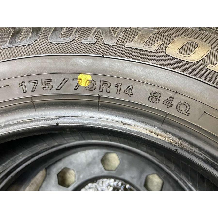 中古ﾀﾞﾝﾛｯﾌﾟｽﾀｯﾄﾞﾚｽ　205/70/14  ×2本 DUNLOP（ダンロップ） 中古タイヤ スタッドレスタイヤ 2本セット 175