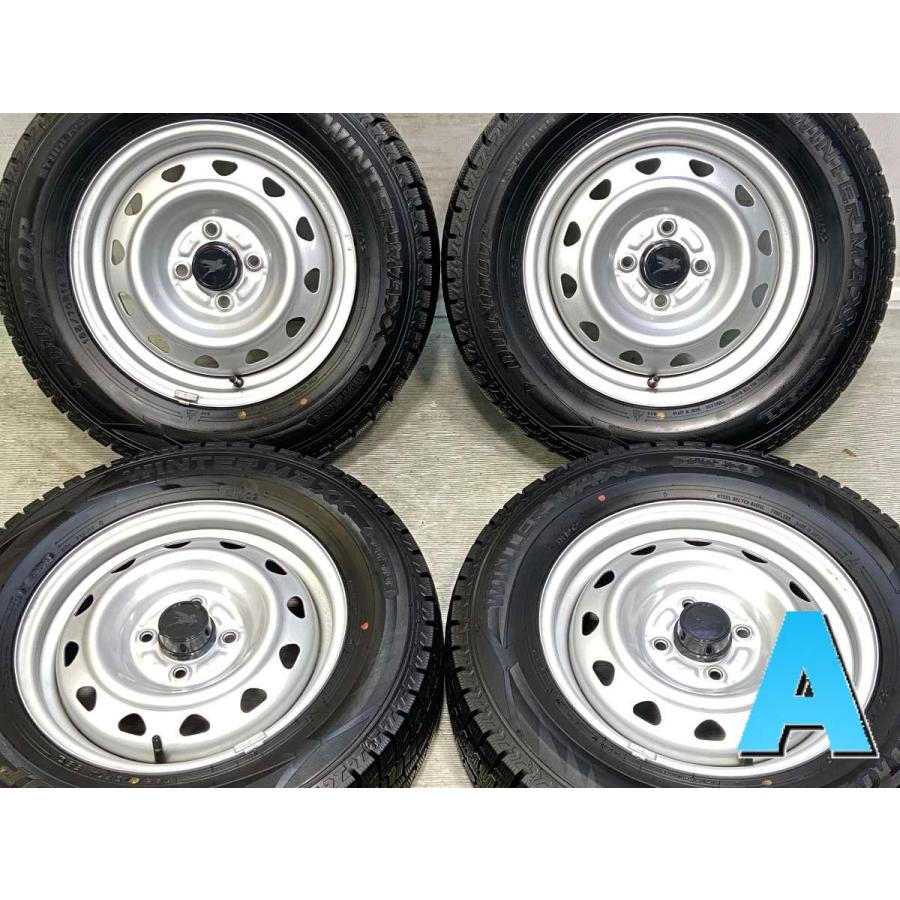DUNLOPスタッドレスタイヤ ホイールセット中古14インチ DUNLOP（ダンロップ） 中古タイヤ スタッドレスタイヤ ホイールセット