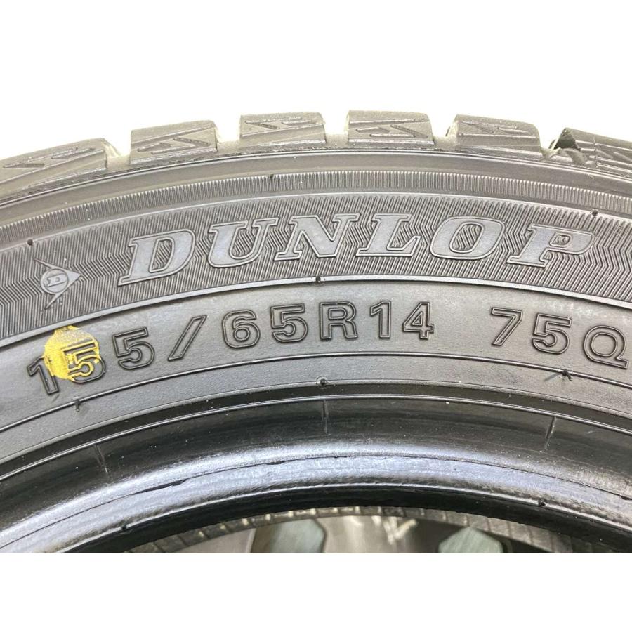 DUNLOP中古スタッドレスタイヤ 155/65/14 DUNLOP（ダンロップ） 中古タイヤ スタッドレスタイヤ 2本セット 155