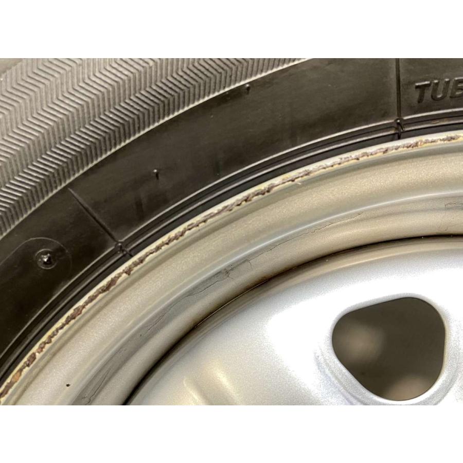 中古タイヤ スタッドレスタイヤ ホイールセット 4本セット 155/80R14 88/86LT TOPY V6A 14x5.0 38.5 100/114.3-4穴 BS ブリザック VL1 | BRIDGESTONE | 11