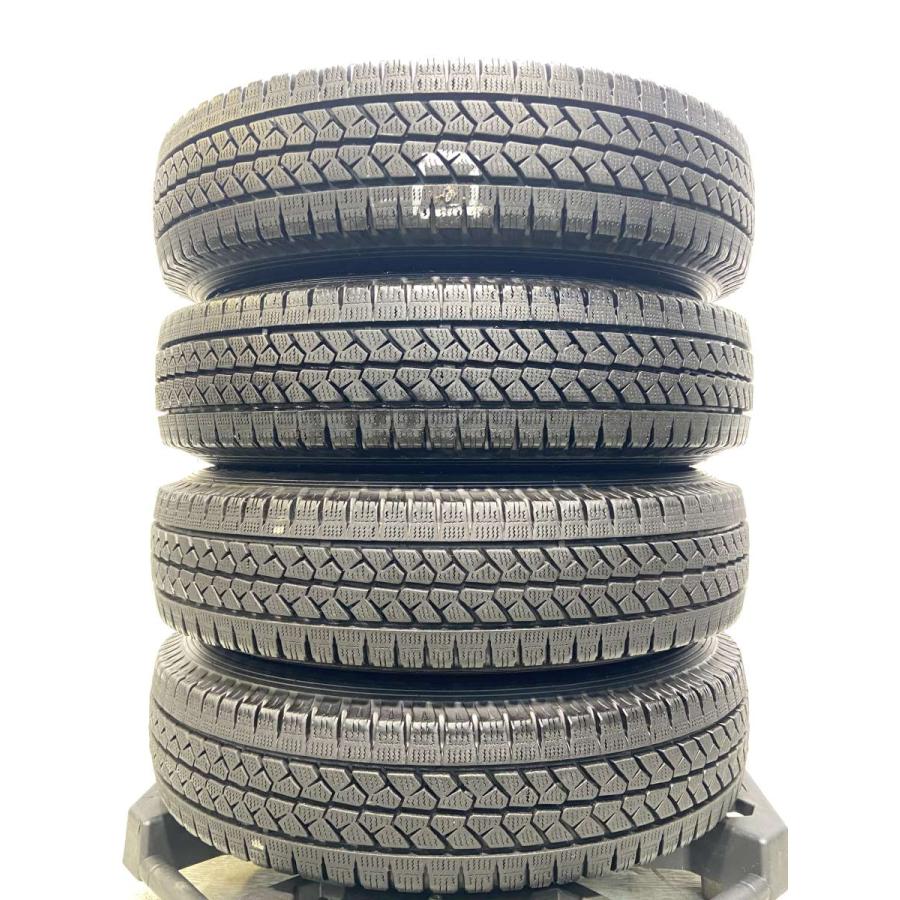 中古タイヤ スタッドレスタイヤ ホイールセット 4本セット 155/80R14 88/86LT TOPY V6A 14x5.0 38.5 100/114.3-4穴 BS ブリザック VL1 | BRIDGESTONE | 02