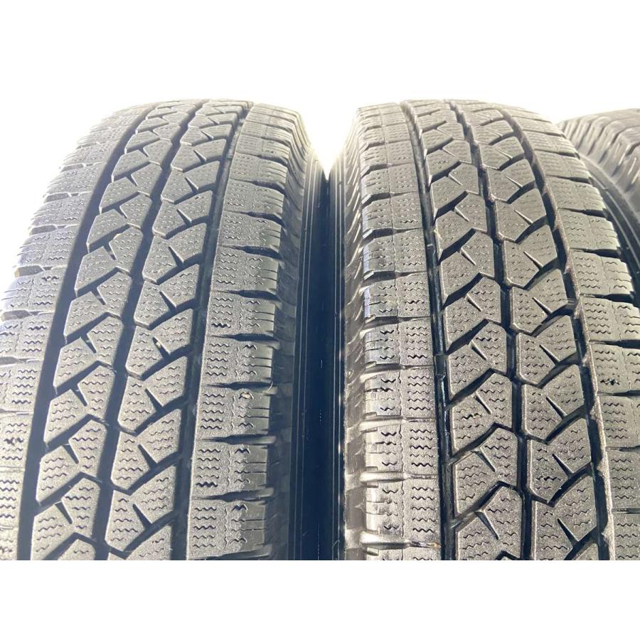 中古タイヤ スタッドレスタイヤ ホイールセット 4本セット 155/80R14 88/86LT TOPY V6A 14x5.0 38.5 100/114.3-4穴 BS ブリザック VL1 | BRIDGESTONE | 07