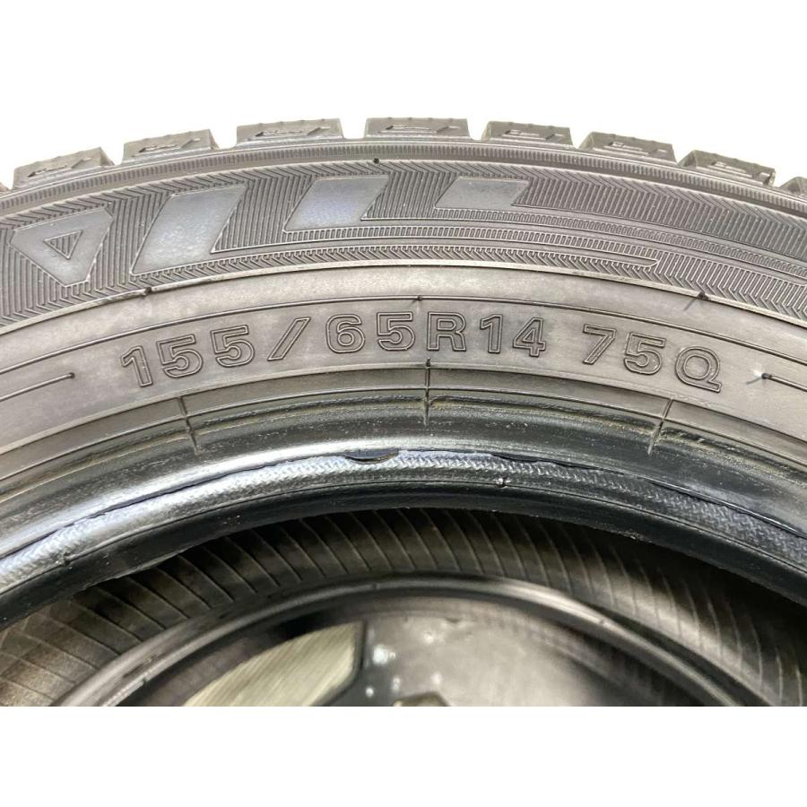 DUNLOP（ダンロップ） 中古タイヤ スタッドレスタイヤ 2本セット 155
