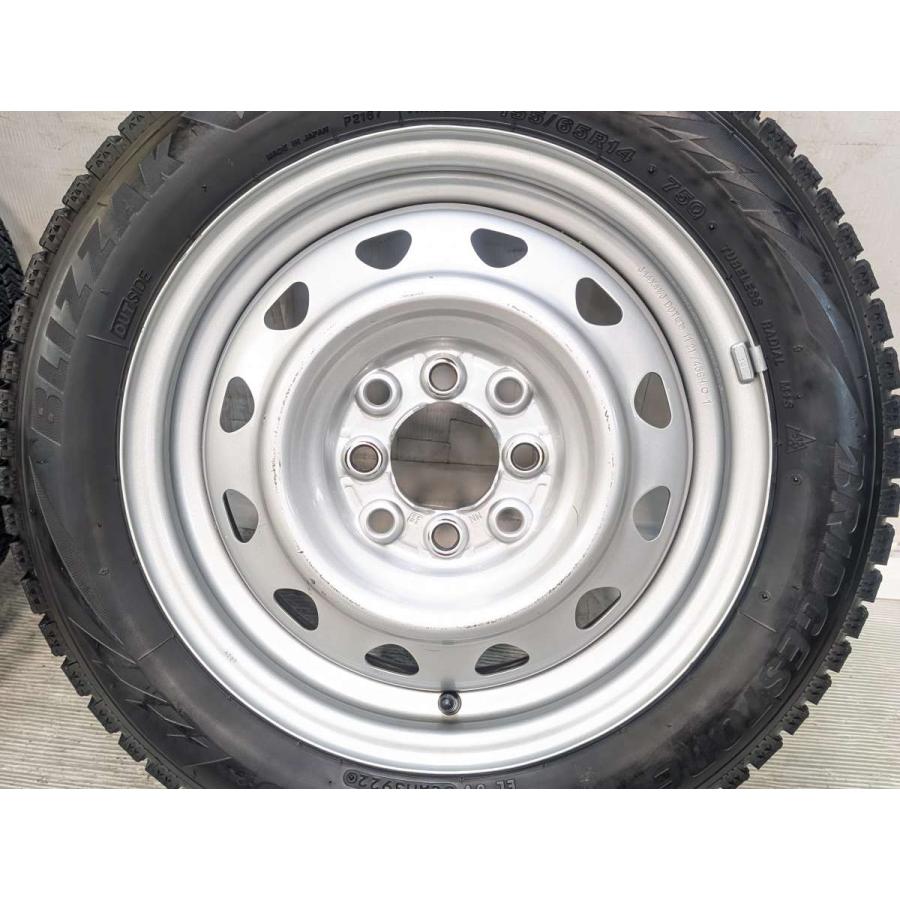 中古ホイール　スタッドレスタイヤ付き　２本 BRIDGESTONE（ブリヂストン） 中古タイヤ スタッドレスタイヤ ホイール