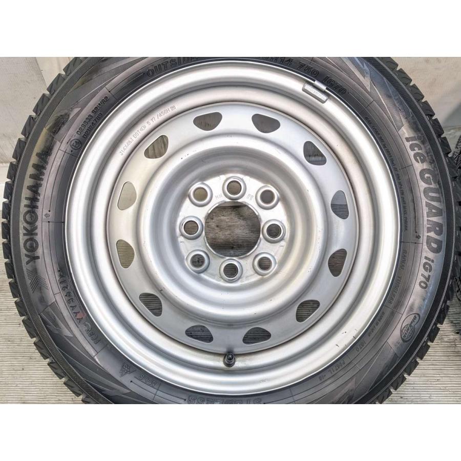 中古タイヤ スタッドレスタイヤ ホイールセット 4本セット 155/65R14  　 MN 14x4.5  100/114.3-4穴 ヨコハマ アイスガード iG70 | ヨコハマタイヤ | 03