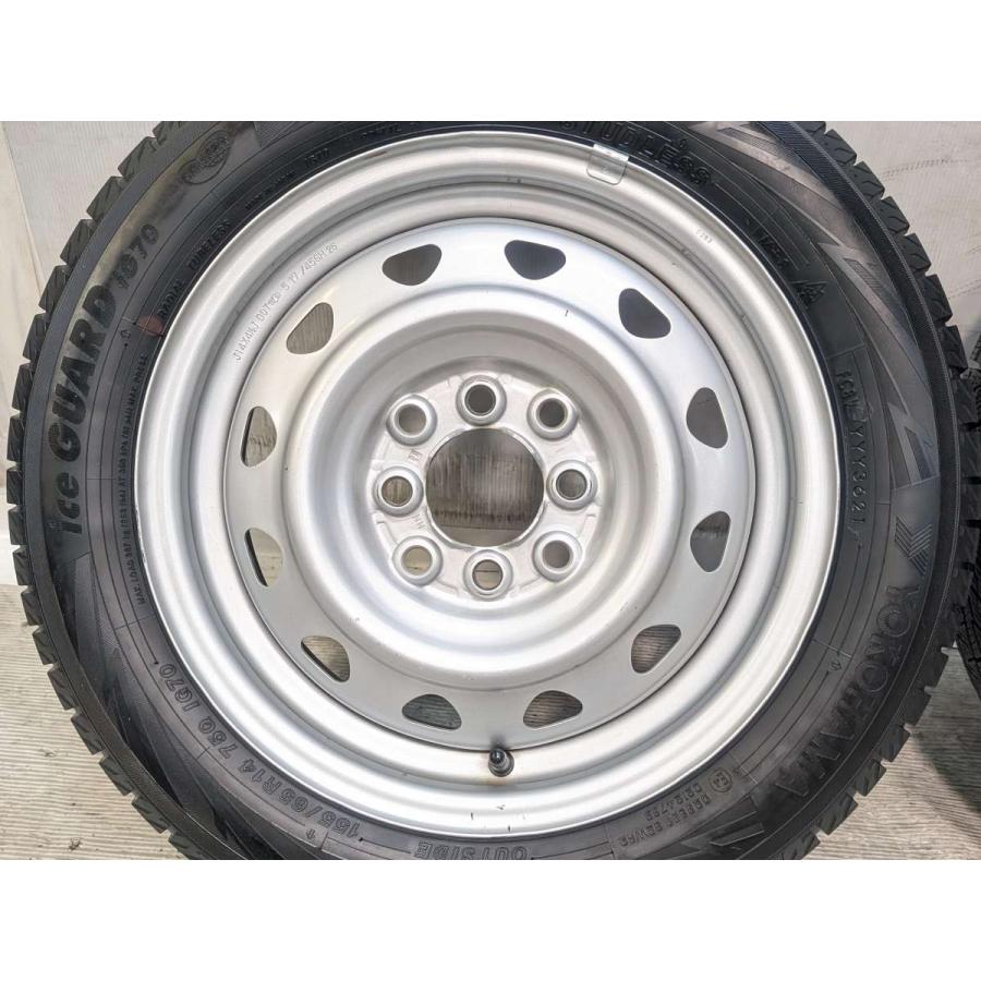 中古タイヤ スタッドレスタイヤ ホイールセット 4本セット 155/65R14  　 MN 14x4.5  100/114.3-4穴 ヨコハマ アイスガード iG70 | ヨコハマタイヤ | 05