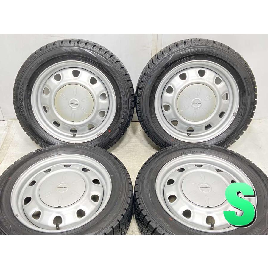 中古タイヤ スタッドレスタイヤ ホイールセット 4本セット 185/60R15