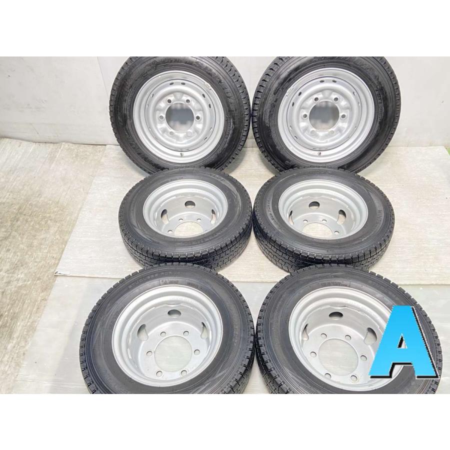 DUNLOP 中古タイヤ スタッドレスタイヤ ホイールセット 6本セット 175 