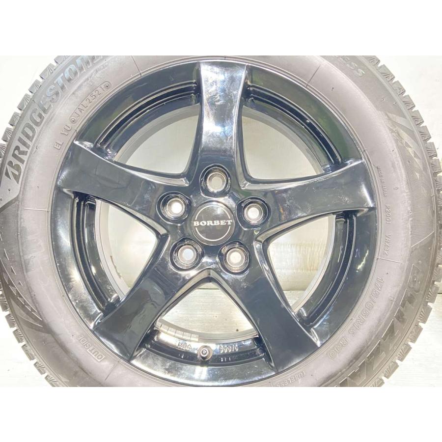 （中古）スタッドレスタイヤ　ブリヂストン175/65 R15 4本 BRIDGESTONE（ブリヂストン） 中古タイヤ スタッドレスタイヤ 4本