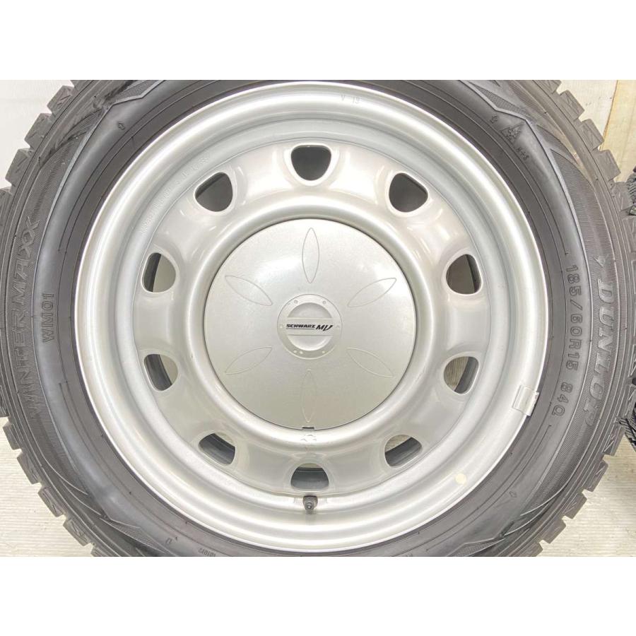 中古タイヤ スタッドレスタイヤ ホイールセット 4本セット 185  