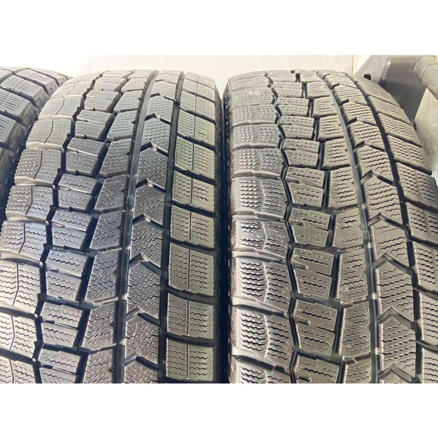中古スタッドレスタイヤ 　195/65R15 4本　ダンロップWM02 DUNLOP 195/65R15 スタッドレスタイヤ ホイール 4本 23年製 鉄