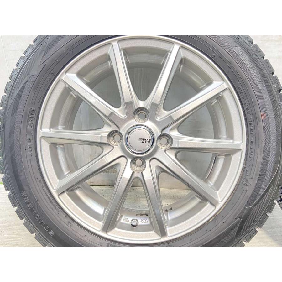 DUNLOP（ダンロップ） 中古タイヤ スタッドレスタイヤ ホイールセット 