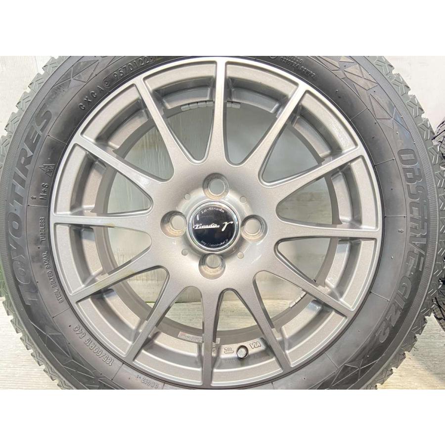 ☆185/60R15 4穴 スタッドレスタイヤセット 4本 TOYO☆バリ溝！