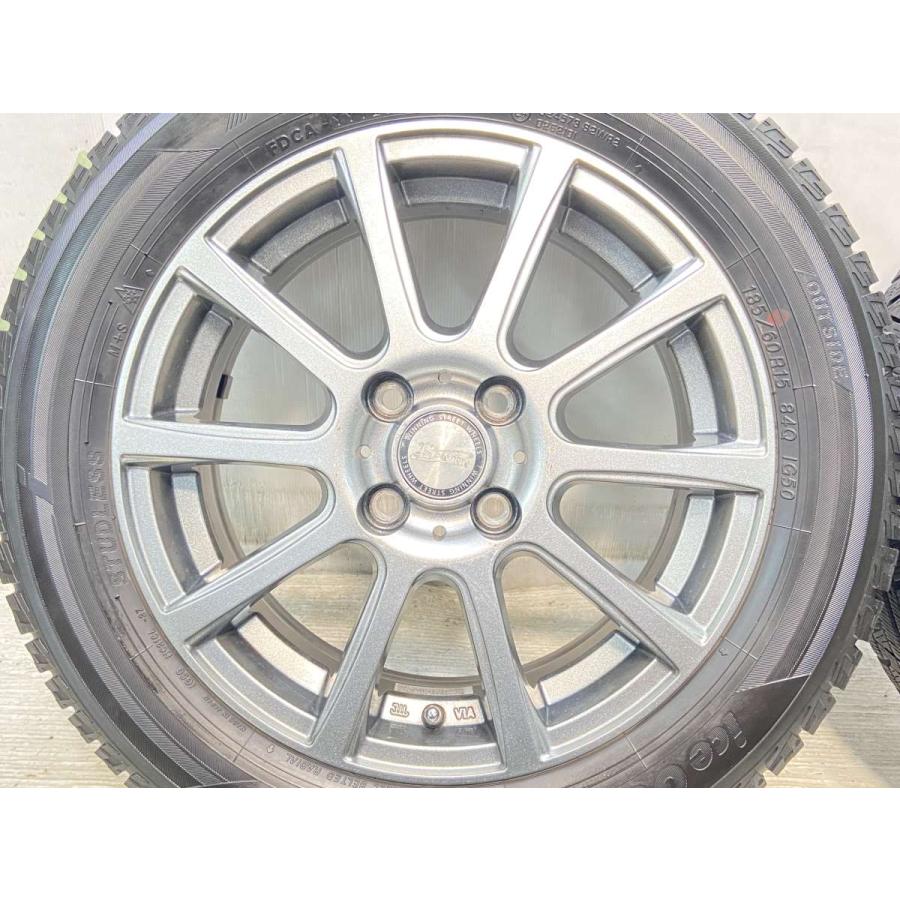 中古タイヤ スタッドレスタイヤ ホイールセット 4本セット 185/60R15 