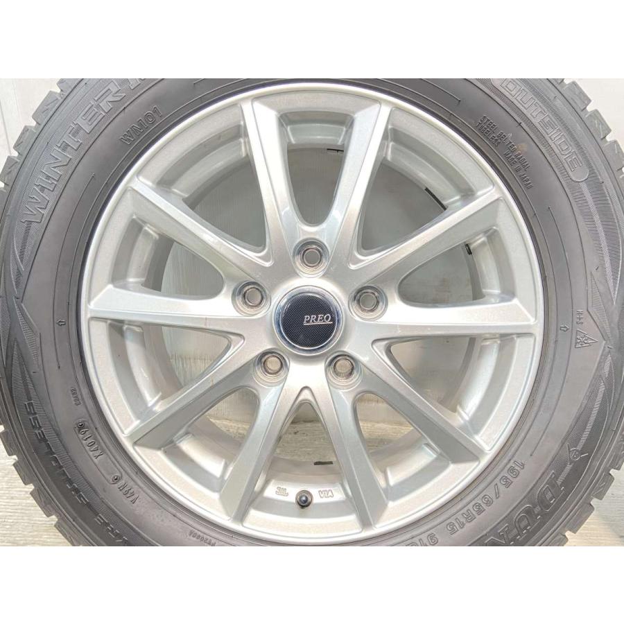 中古タイヤ スタッドレスタイヤ ホイールセット 4本セット 195/65R15 