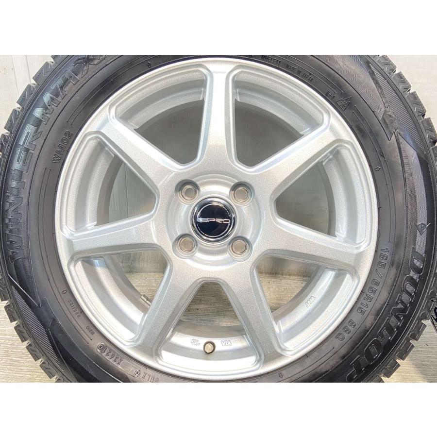 ◇送料込み◇175/65R15 中古スタッドレスホイール4本　DUNLOP ダンロップ中古スタッドレスタイヤ 4本セット 185/65R15＜※お問合せ
