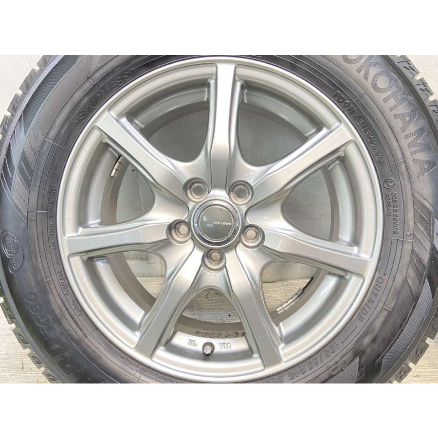 中古タイヤ スタッドレスタイヤ ホイールセット 4本セット 195/65R15 