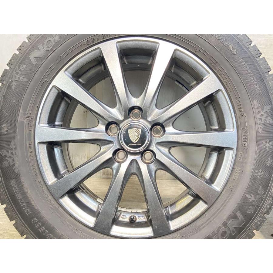 中古タイヤ スタッドレスタイヤ ホイールセット 4本セット 195/65R15 