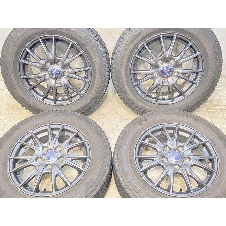 中古タイヤ スタッドレスタイヤ ホイールセット 4本セット 195/65R15  　 VELVA SPORT 15x6.0 53 114.3-5穴 ブリヂストン ブリザック VRX3 | BRIDGESTONE