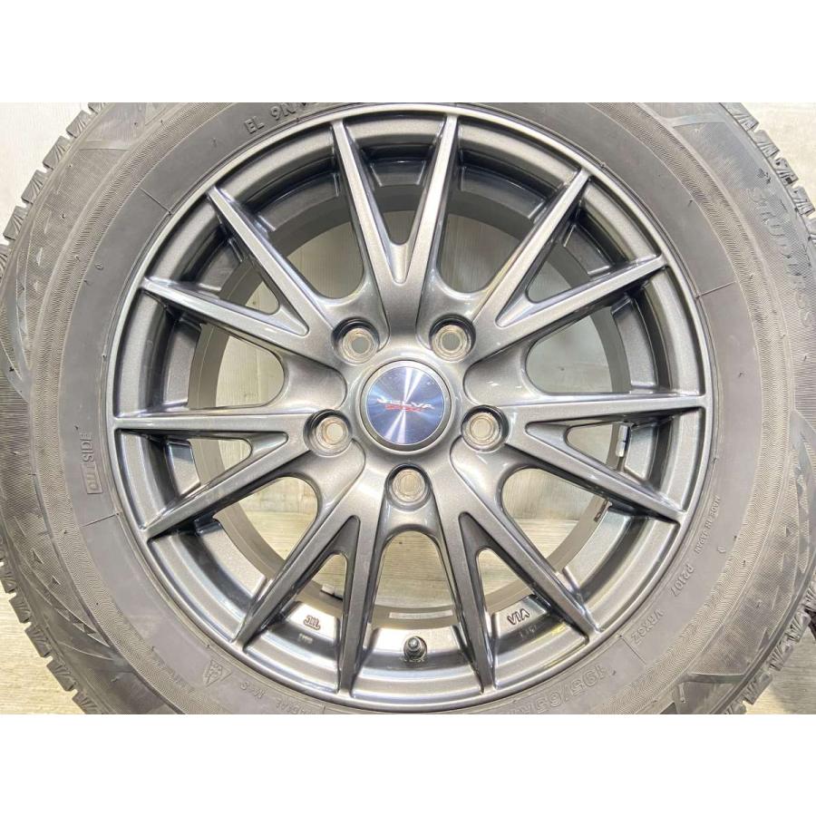 中古タイヤ スタッドレスタイヤ ホイールセット 4本セット 195/65R15  　 VELVA SPORT 15x6.0 53 114.3-5穴 ブリヂストン ブリザック VRX3 | BRIDGESTONE | 04