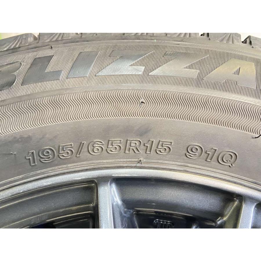 中古タイヤ スタッドレスタイヤ ホイールセット 4本セット 195/65R15  　 VELVA SPORT 15x6.0 53 114.3-5穴 ブリヂストン ブリザック VRX3 | BRIDGESTONE | 09