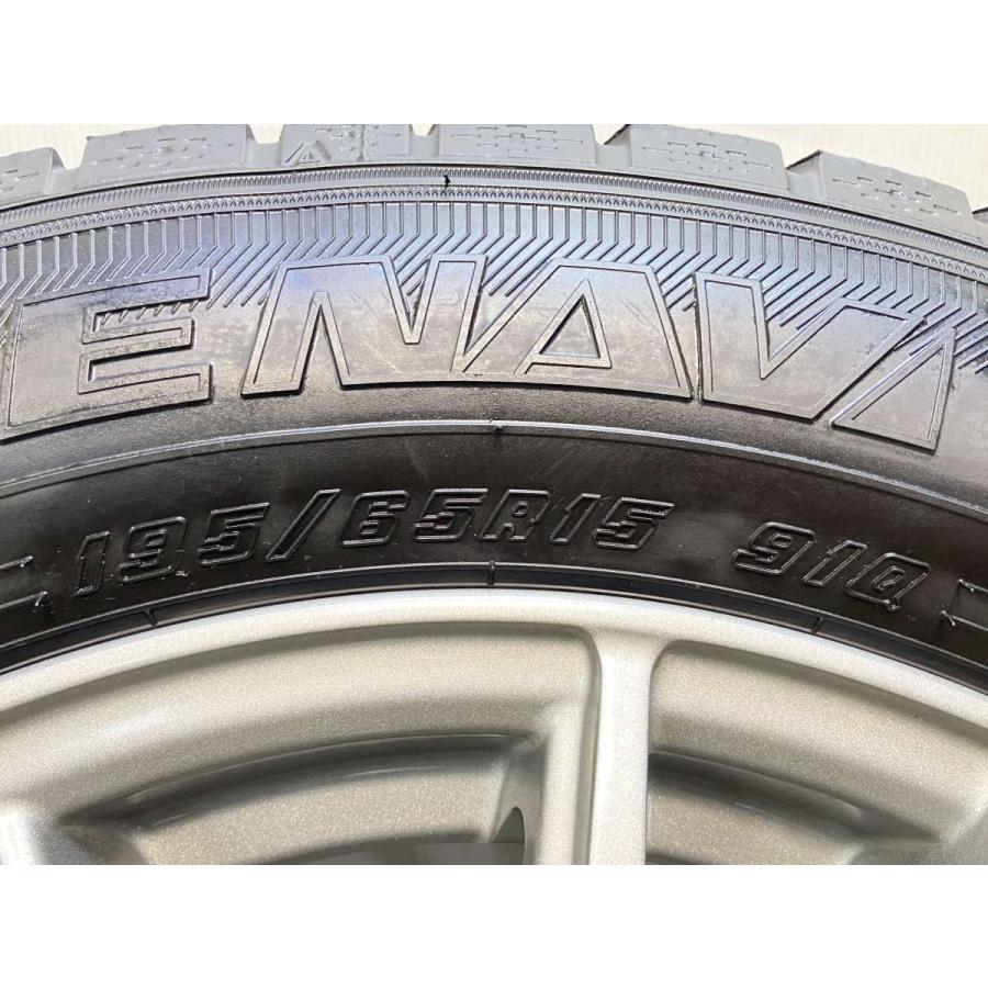 中古タイヤ スタッドレスタイヤ ホイールセット 4本セット 195/65R15  　 ラブリオン 15x6.0 53 114.3-5穴 グッドイヤー アイスナビ 7 | グッドイヤー | 09