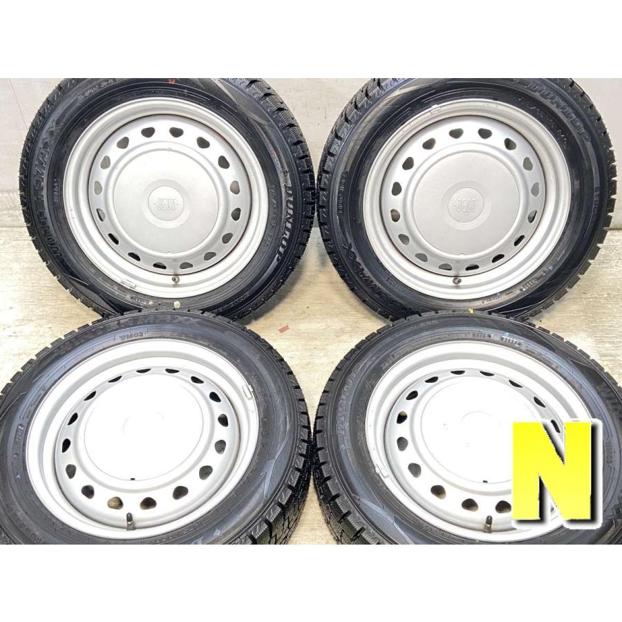 中古タイヤ スタッドレスタイヤ ホイールセット 4本セット 175/65R15  JECT R6 15x5.5 100/114.3-4穴 DUNLOP ウィンターマックス WM02 | DUNLOP
