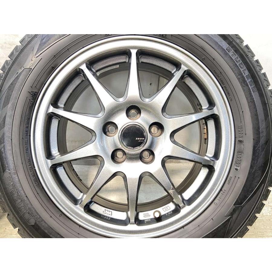 ダンロップ　スタッドレスタイヤ　15インチ　zackホイール DUNLOP（ダンロップ） 中古タイヤ スタッドレスタイヤ ホイールセット