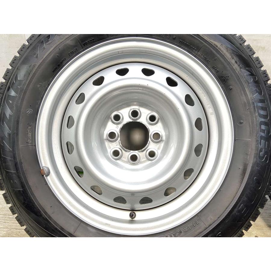 中古タイヤ スタッドレスタイヤ ホイールセット 4本セット 185/65R15  　 TOPY R6 15x5.5  100/114.3-4穴 ブリヂストン ブリザック VRX2 | BRIDGESTONE | 04