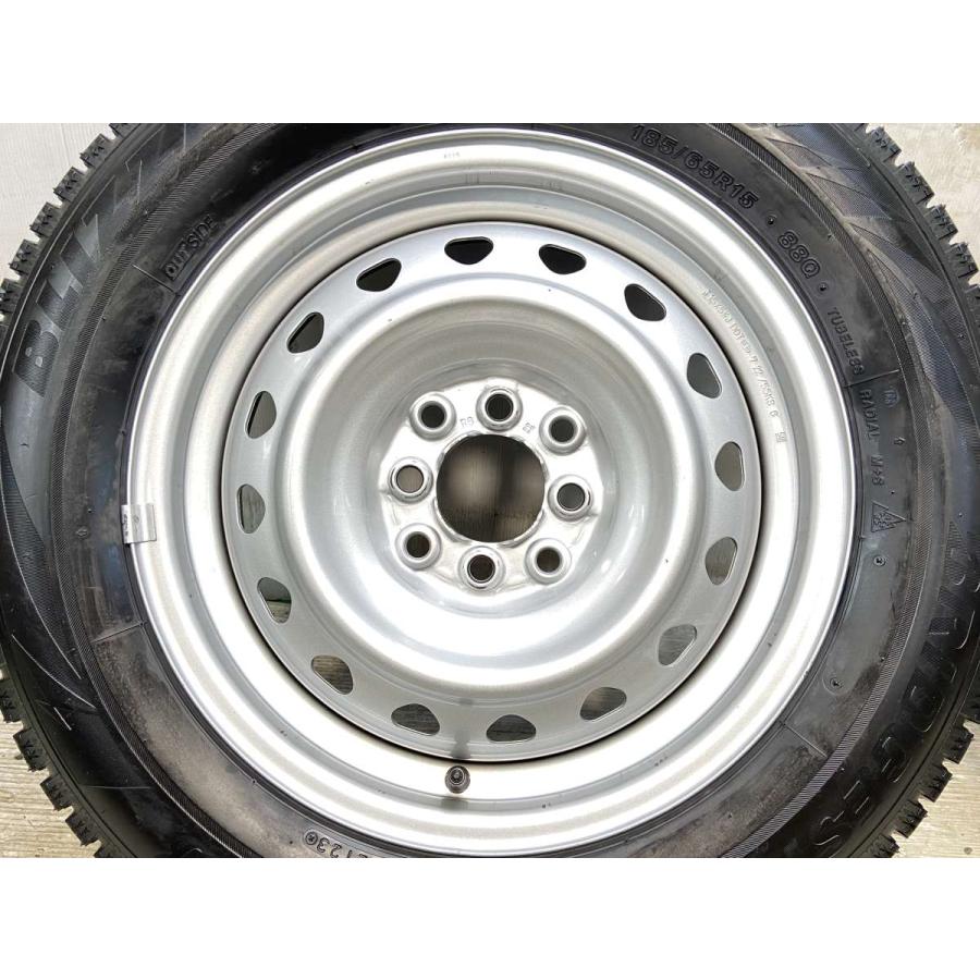 中古タイヤ スタッドレスタイヤ ホイールセット 4本セット 185/65R15  　 TOPY R6 15x5.5  100/114.3-4穴 ブリヂストン ブリザック VRX2 | BRIDGESTONE | 05