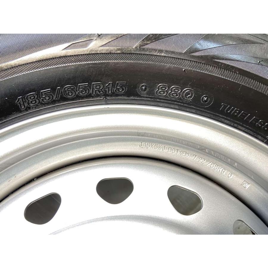 中古タイヤ スタッドレスタイヤ ホイールセット 4本セット 185/65R15  　 TOPY R6 15x5.5  100/114.3-4穴 ブリヂストン ブリザック VRX2 | BRIDGESTONE | 09