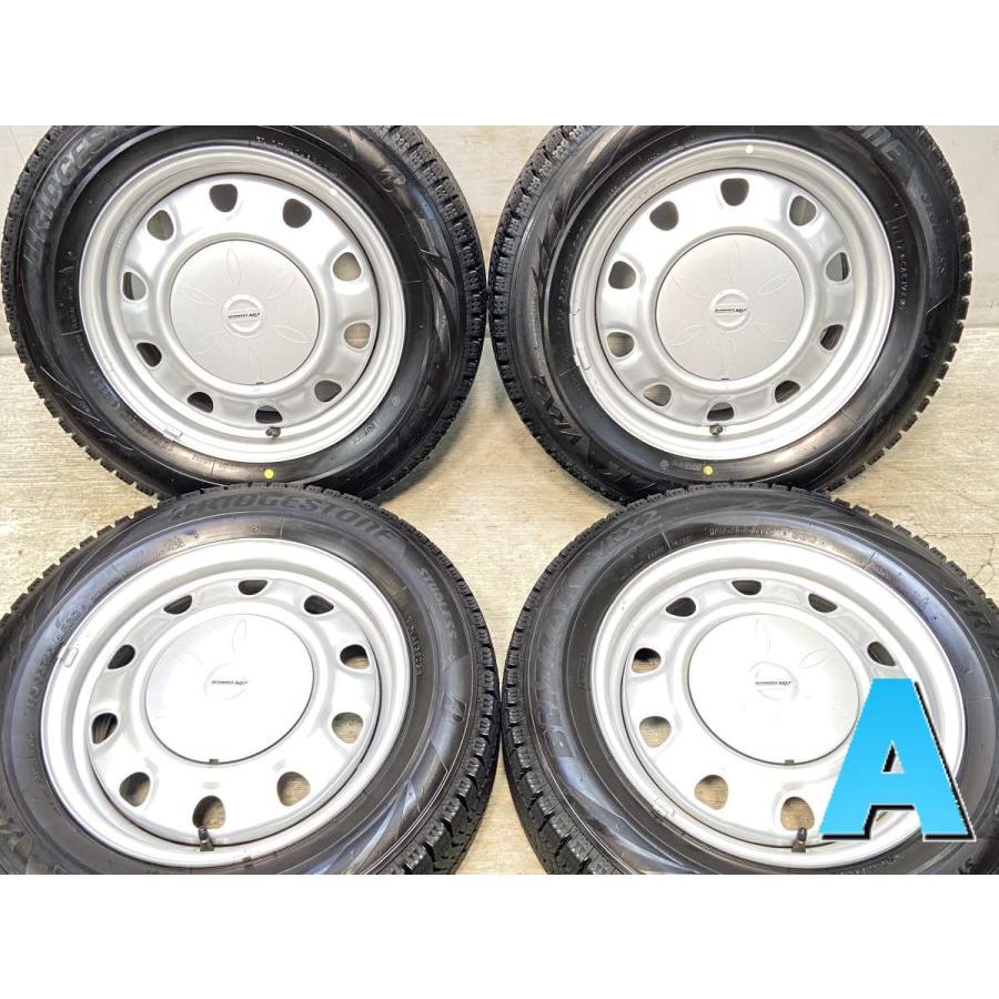 中古タイヤ スタッドレスタイヤ ホイールセット 4本セット 185/65R15  SCHWARZ MV V13 15x5.5 100/114.3-4穴 BS ブリザック VRX2 | BRIDGESTONE