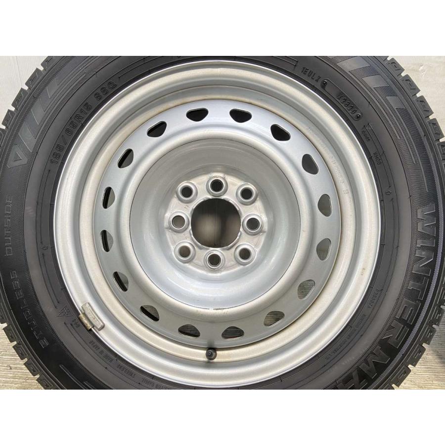 2024年185/65R15 DUNLOP スタッドレスタイヤ・ホイールセット DUNLOP（ダンロップ） 中古タイヤ スタッドレスタイヤ ホイールセット