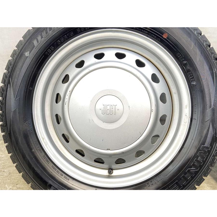 中古タイヤ スタッドレスタイヤ ホイールセット 4本セット 185/65R15  　 JECT 15x5.5  100/114.3-4穴 ダンロップ ウィンターマックス WM02 | DUNLOP | 04
