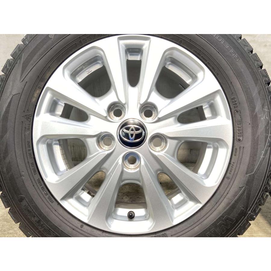 スタッドレスタイヤアルミホイル4本セットダンロップTOYOTA純正