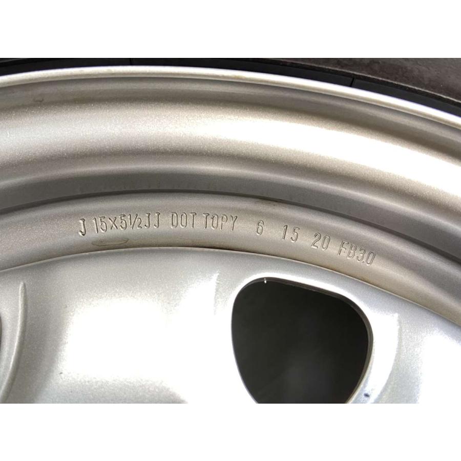 中古タイヤ スタッドレスタイヤ ホイールセット 4本セット 185/60R15  　 TOPY M60 15x5.5  100-4穴 グッドイヤー アイスナビ 6 | グッドイヤー | 10
