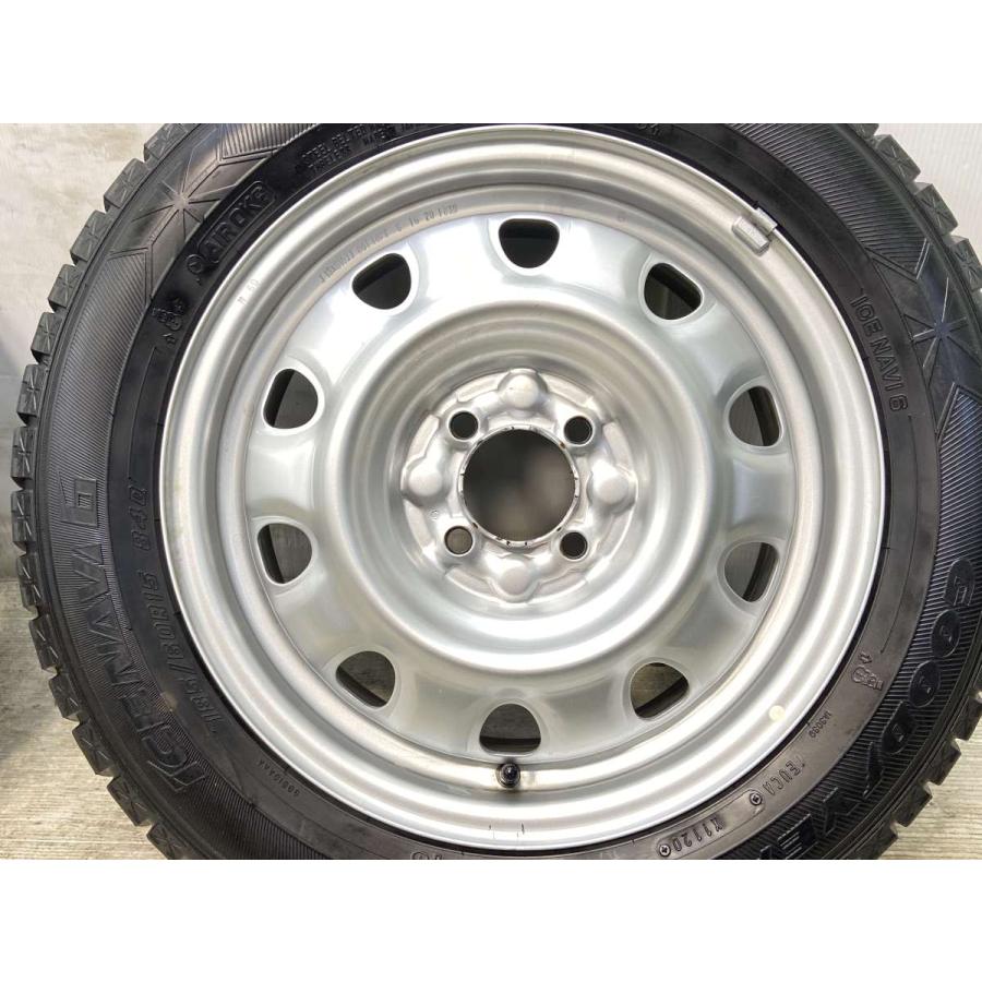 中古タイヤ スタッドレスタイヤ ホイールセット 4本セット 185/60R15  　 TOPY M60 15x5.5  100-4穴 グッドイヤー アイスナビ 6 | グッドイヤー | 03