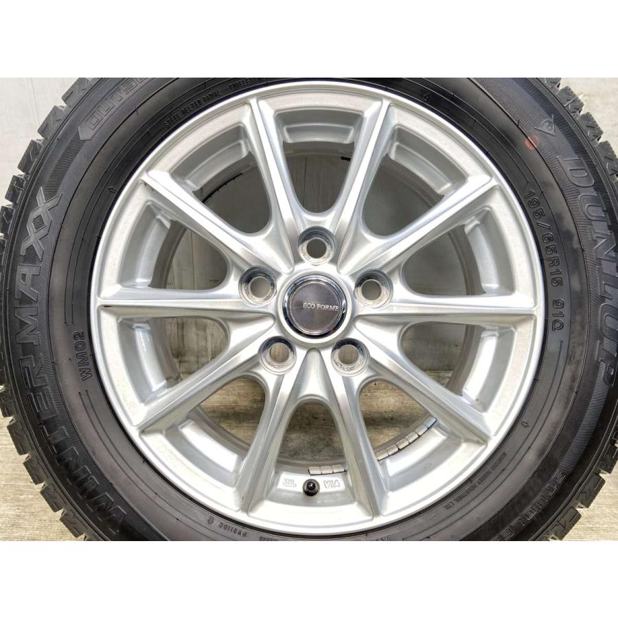 DUNLOP（ダンロップ） 中古タイヤ スタッドレスタイヤ ホイールセット