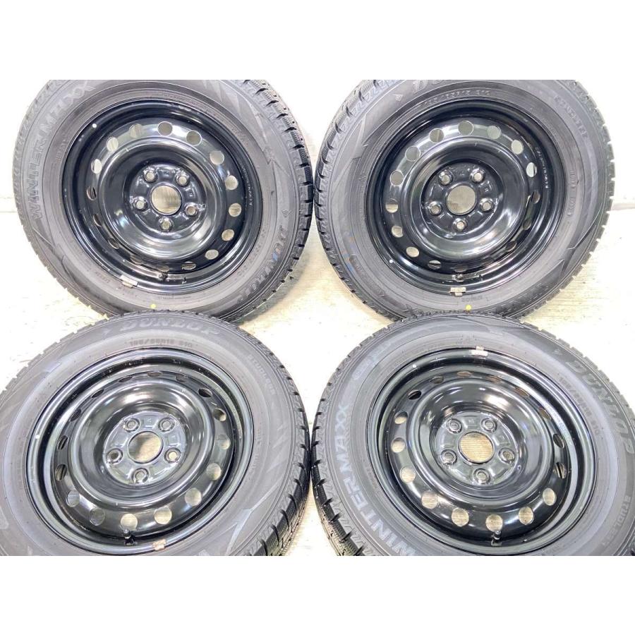 DUNLOP 中古タイヤ スタッドレスタイヤ ホイールセット 4本 DUNLOP 中古タイヤ スタッドレスタイヤ ホイールセット 4本