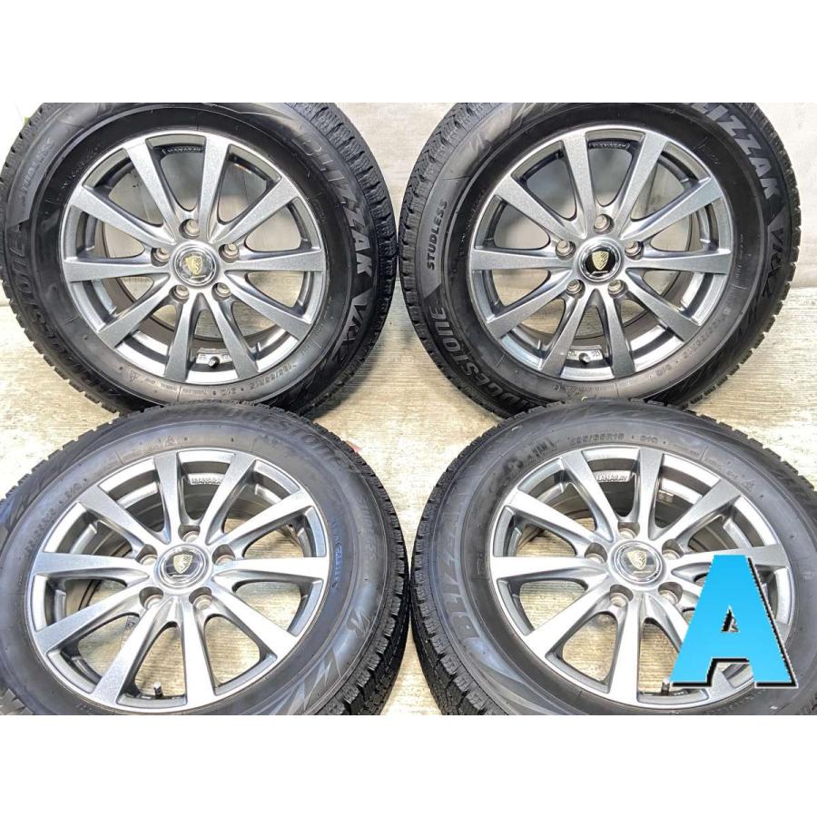 中古 195/65R15 5穴スタッドレス・アルミホイール 4本セット